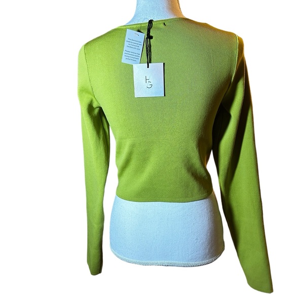 ❗️SOLD❗️Happily Grey Cropped Long Sleeve Top - Picture 2 of 4